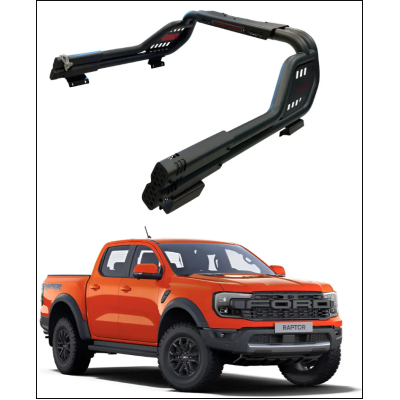 ROLL BAR NEGRO 3.5 C/ PASAMANOS Y LUZ Stop